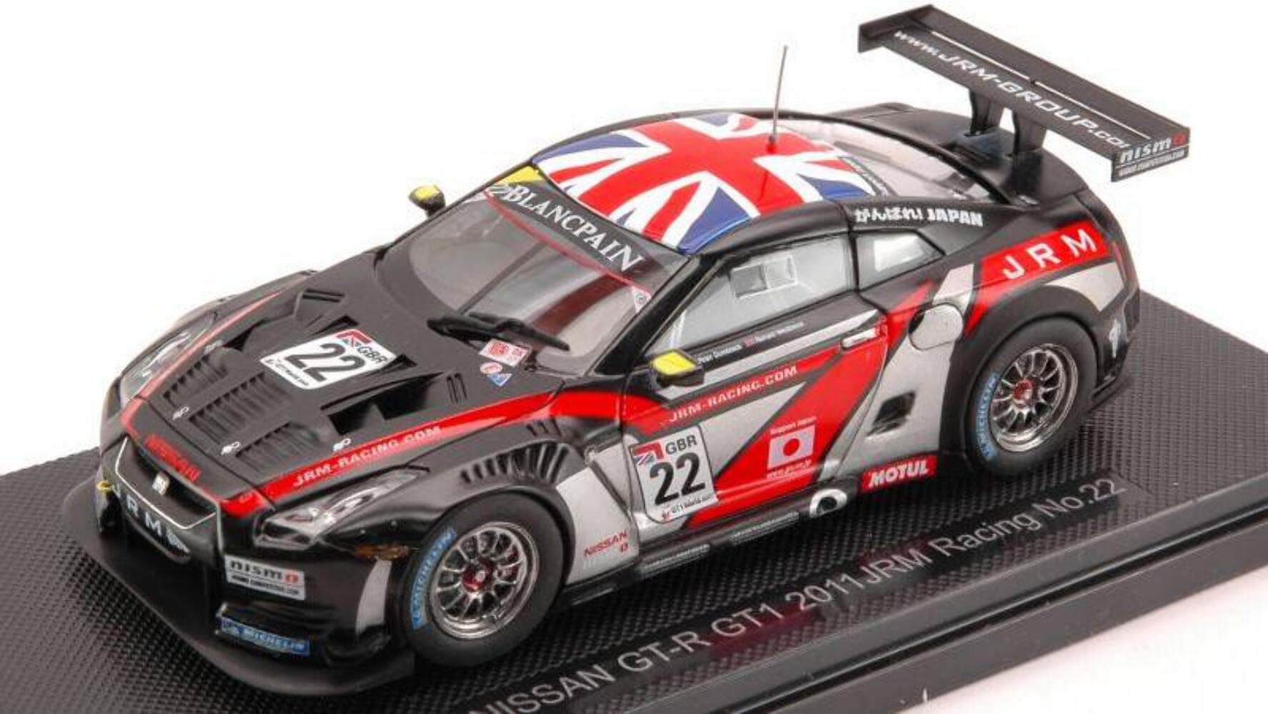 Amazon.co.jp: エブロ 1/43 ニッサン GT-R GT1 2011 JRMレーシング
